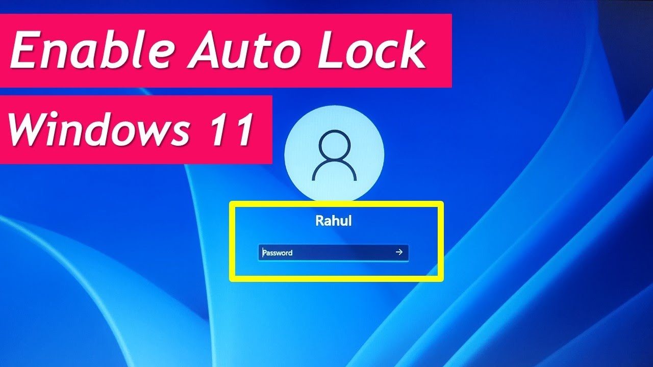 Как включить автоматическую блокировку в Windows 11 | Включить экран блокировки в Windows 11