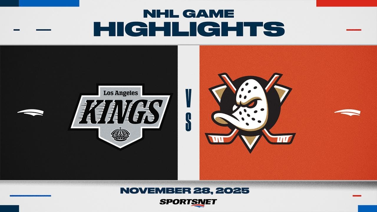 NHL Highlights | Kings vs. Ducks - November 28, 2025