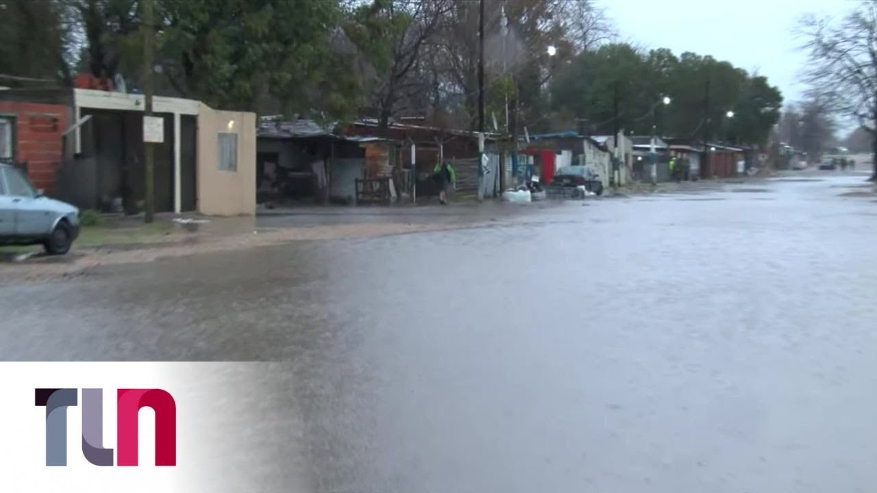 La Plata bajo el agua después del temporal: Preocupación por inundaciones y los evacuados
