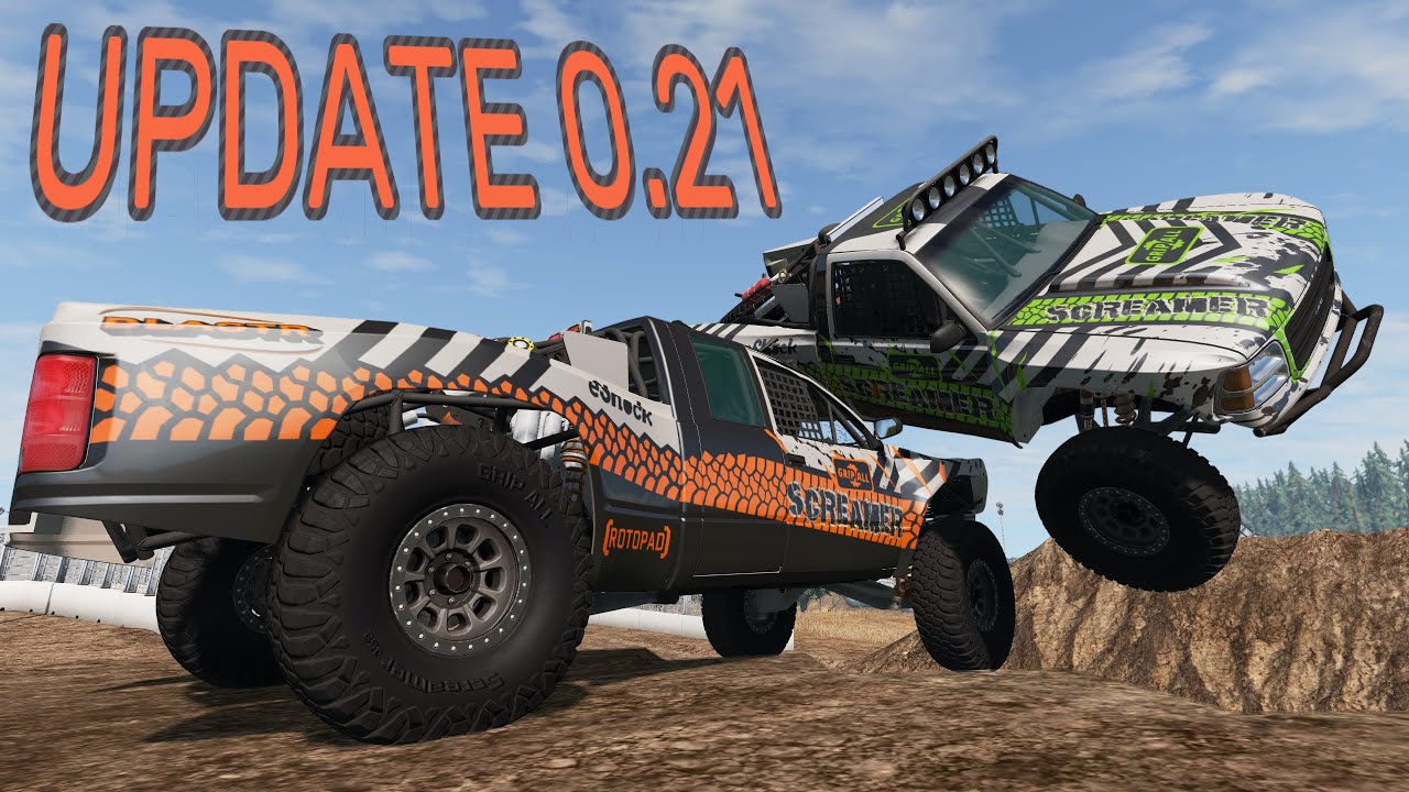 Update 0.21, BIG TRUCK, BIG CRASHES - BeamNG.drive