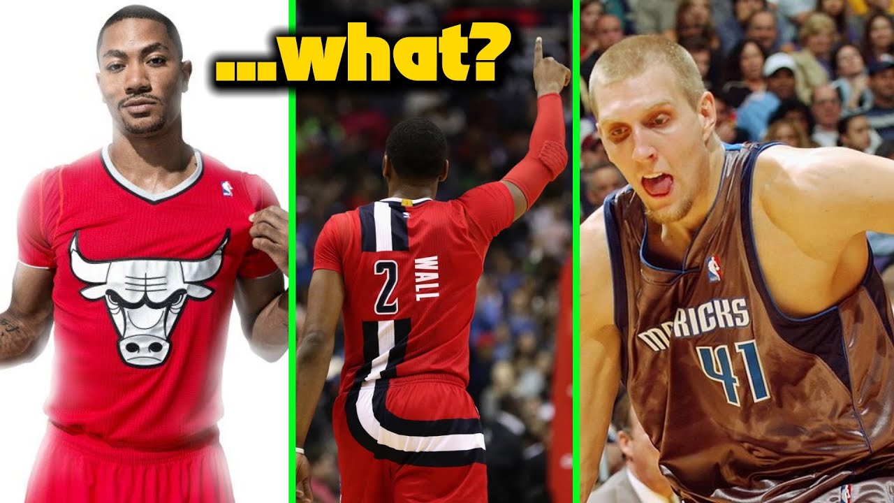The 10 Ugliest Jerseys in NBA History