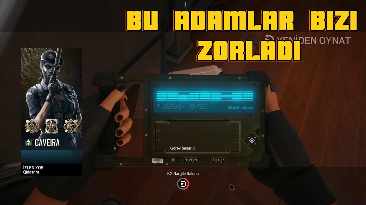 Rakip Bizi Zorladı! | Rainbow Six Siege