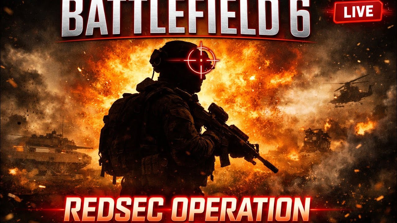 🔴LIVE Battlefield 6 Redsec Season 1.✅
