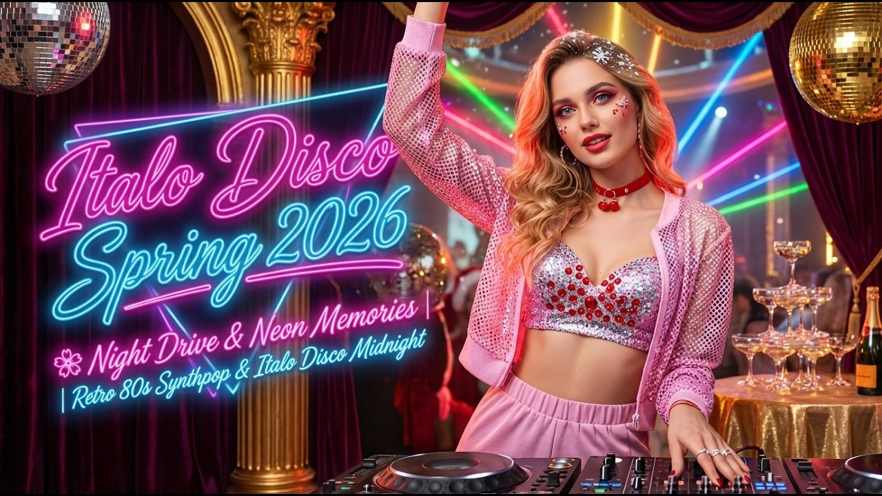 Italo Disco Spring 2026 🌸 Night Drive & Neon Memories | Best Retro 80s Italo Disco & Synthpop Dance
