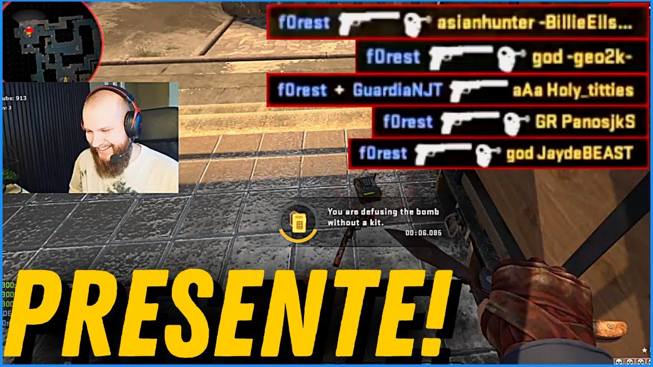 F0rest faz o CS parecer f&aacute;cil👏👏