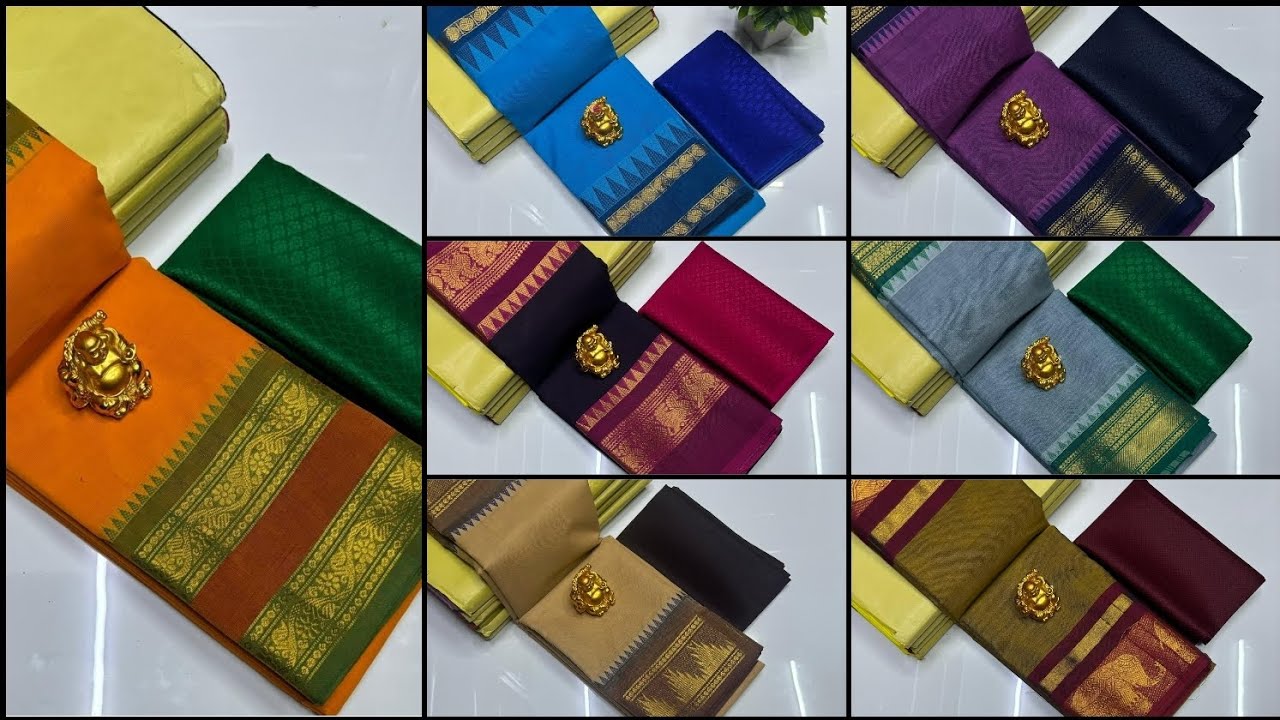 🌟New arrival of chettinad cotton sarees🧡#sareelove #purecotton #onlineshopping #cottonsarees