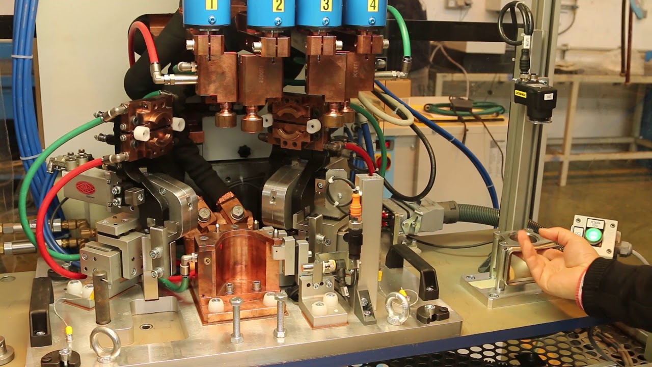 Resistance welding of filters