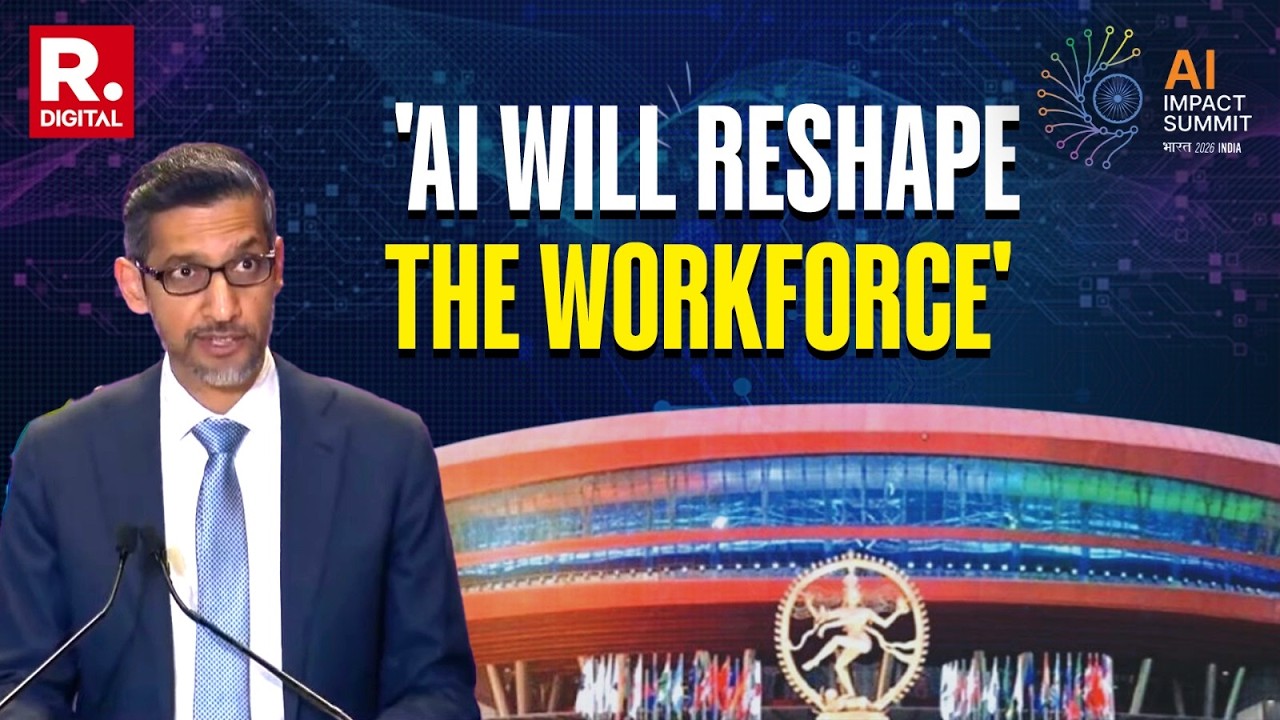 AI Impact Summit: Google To Establish AI Hubs With $15 Bn Infra Investment in India | Sundar Pichai