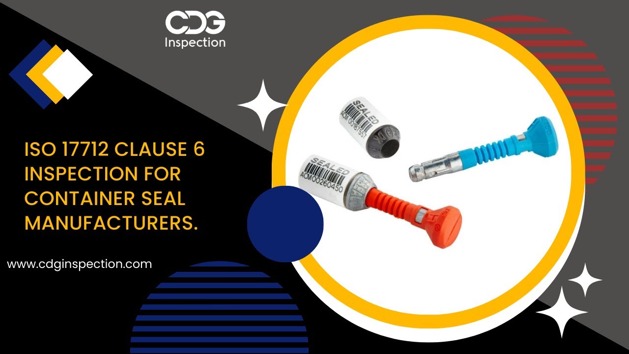 Get ISO 17712 Clause 6 Inspection Certificate | Call : +91- 9643077962