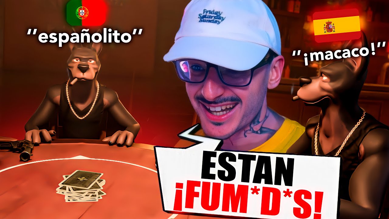 juego a la ruleta rusa con cartas y pasa esto 🤣 | liar's bar
