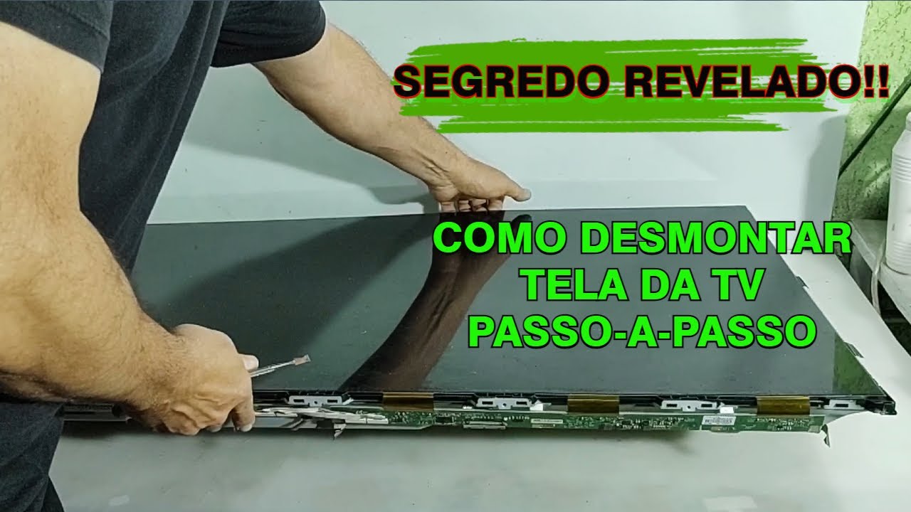 Como desmontar a tela da tv Philco passo a passo.