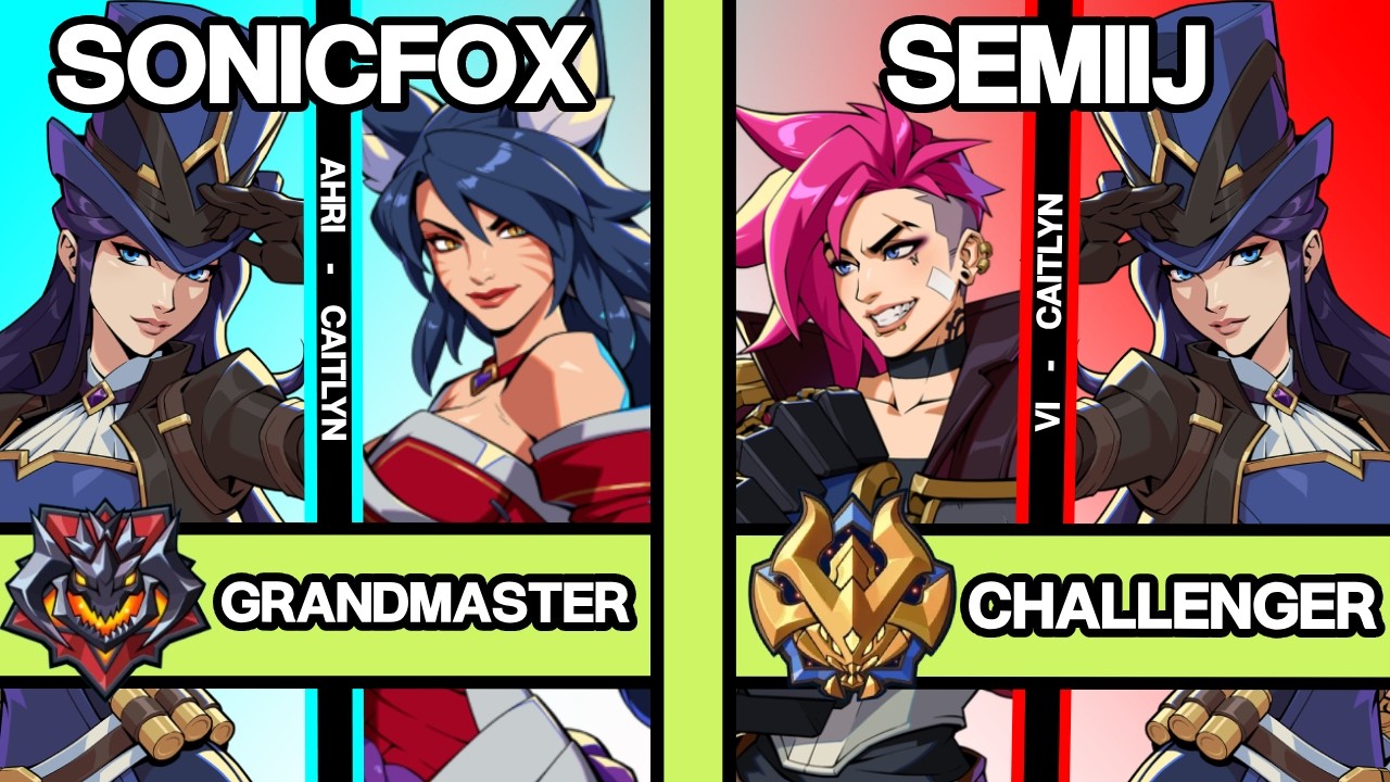 2XKO ▰ SONICFOX (Ahri-Caitlyn) vs SEMIIJ (Vi-Caitlyn) ▰ 2XKO Pro Replays