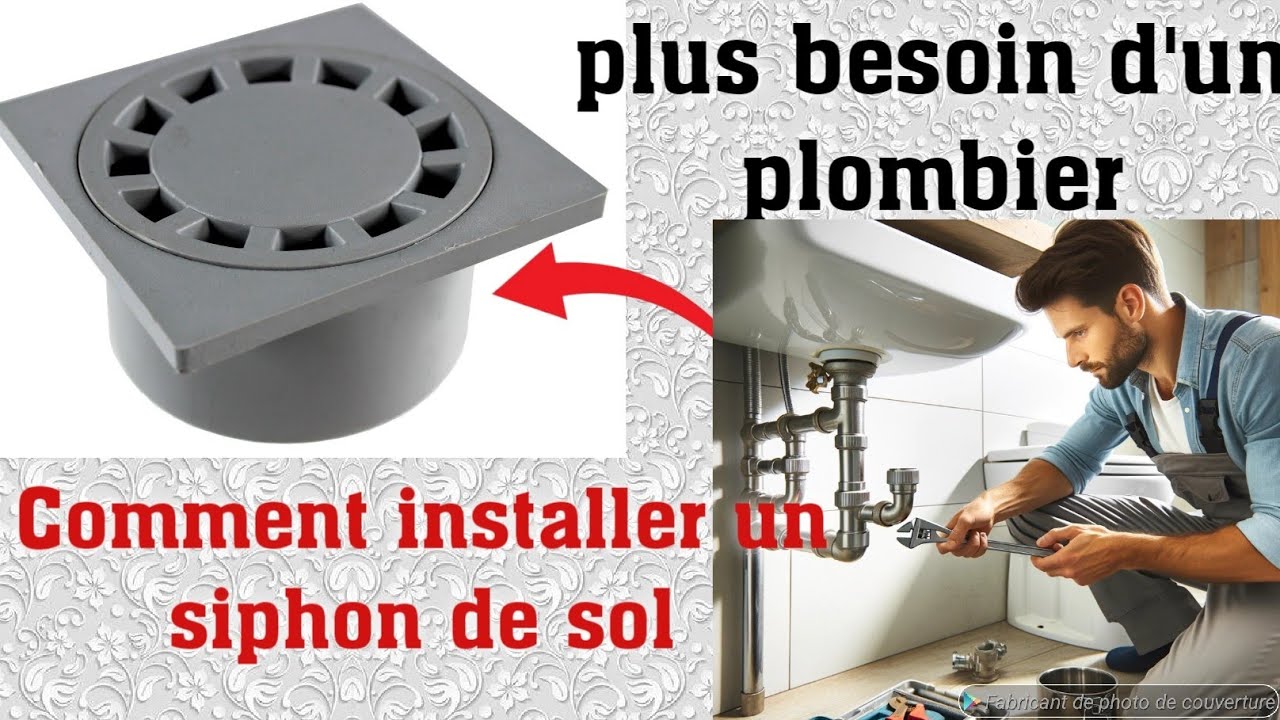 Installation d'un siphon de sol, comment installer un siphon de sol, indiamaroo movies