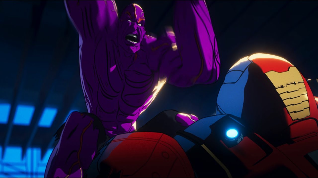 Happy Hogan Becomes Purple Hulk And Defeats Iron Man Hulk Buster