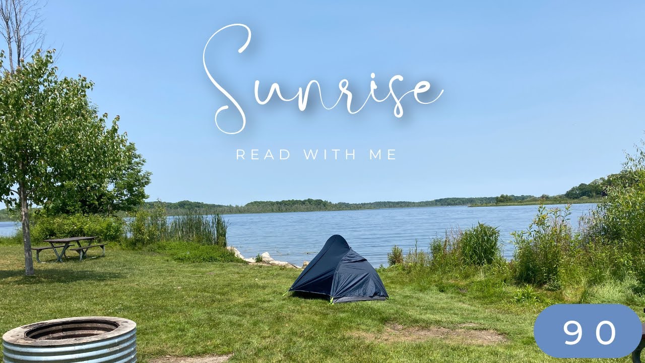 Read with Me (90 mins)| Lakeside Sunrise ASMR
