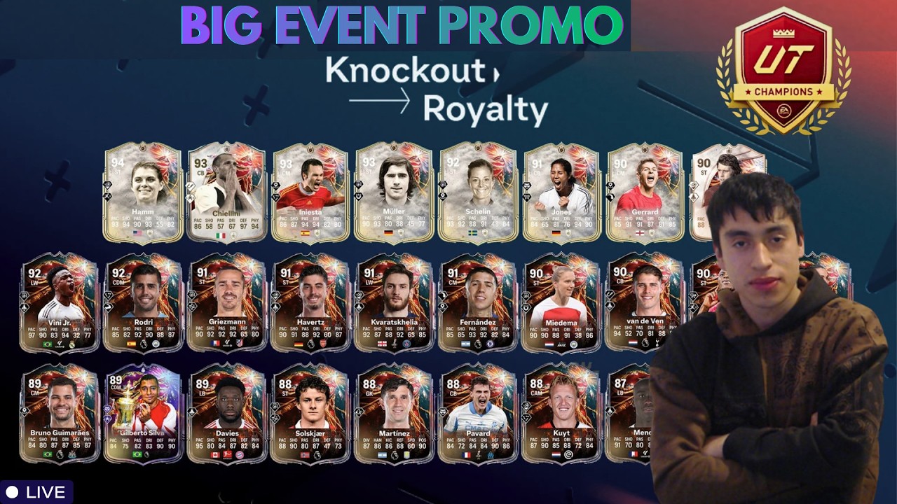 EA FC 26 LIVE: KNOCKOUT ROYALTY EVENT🤩!! WEEKEND LEAGUE/ PACK GRINDING & MAYBE REWARDS🔥