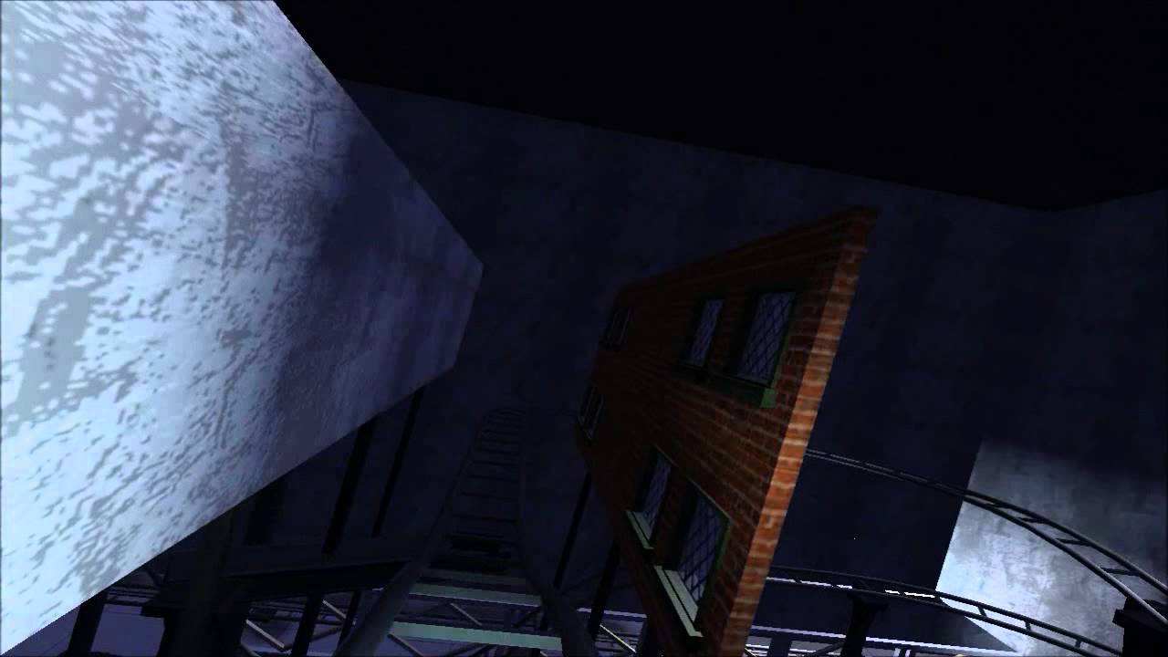 RCT3 Dark Knight Six Flags Great America