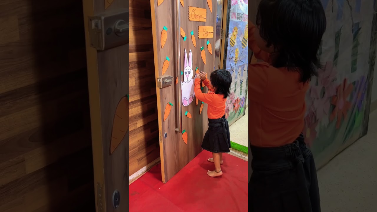 Orange day celebration at school 🙏🧿😊#short #anikakidsshow #babyblogger #shortsviral