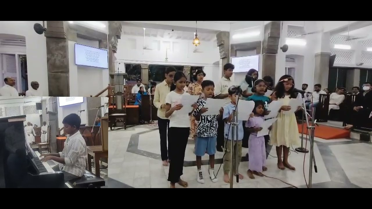 The Master hath come Hymn, by cmc kids Choir, Bryan Jacob on Piano. Lead By Ms. Hima.
