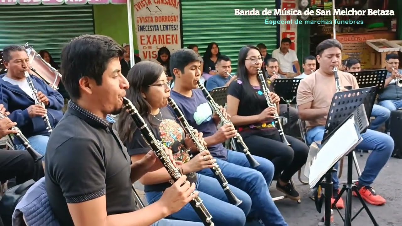 Especial del día de muertos, marchas funebres. Banda de Música de San Melchor Betaza.