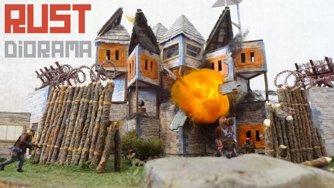 I made a diorama based on RUST! | Rust diorama