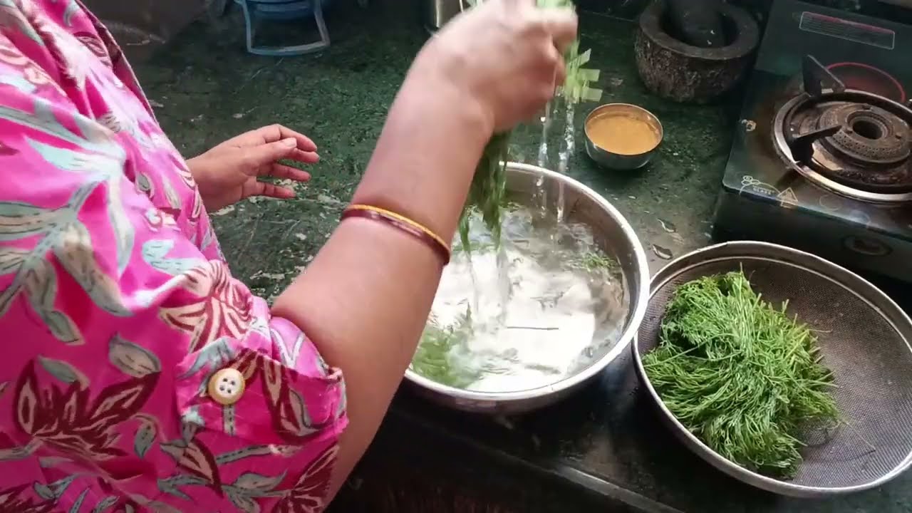 Sadhi simple mast shepuchi  bhaji