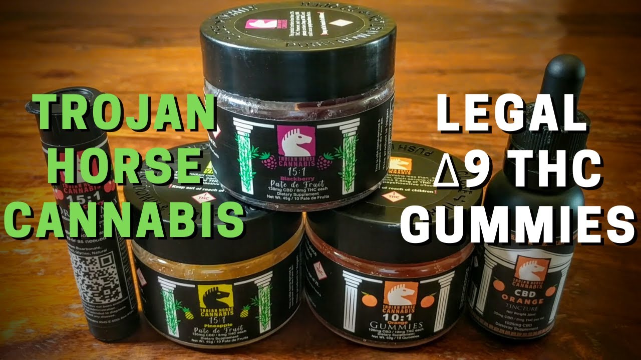 Trojan Horse Cannabis legal delta-9 THC Gummies