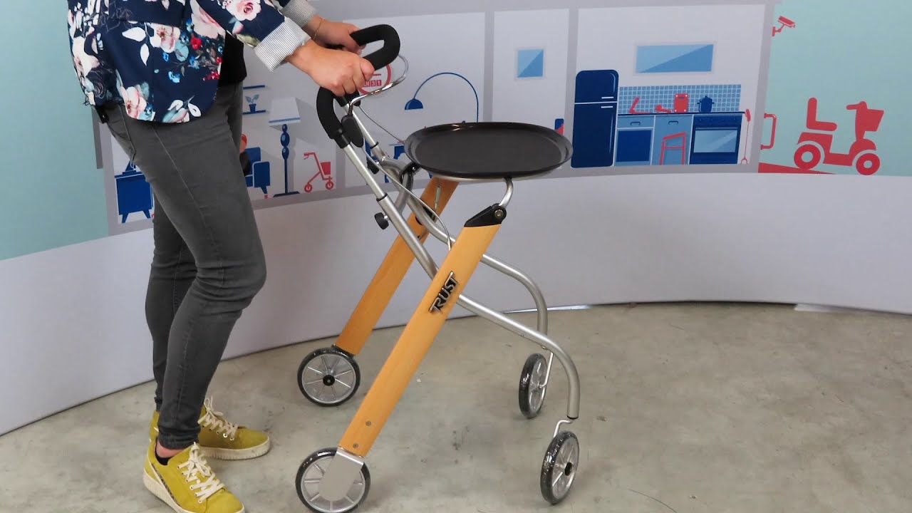 De Let's Go indoor Rollator,  een zeer gebruiksvriendelijke rollator voor binnengebruik