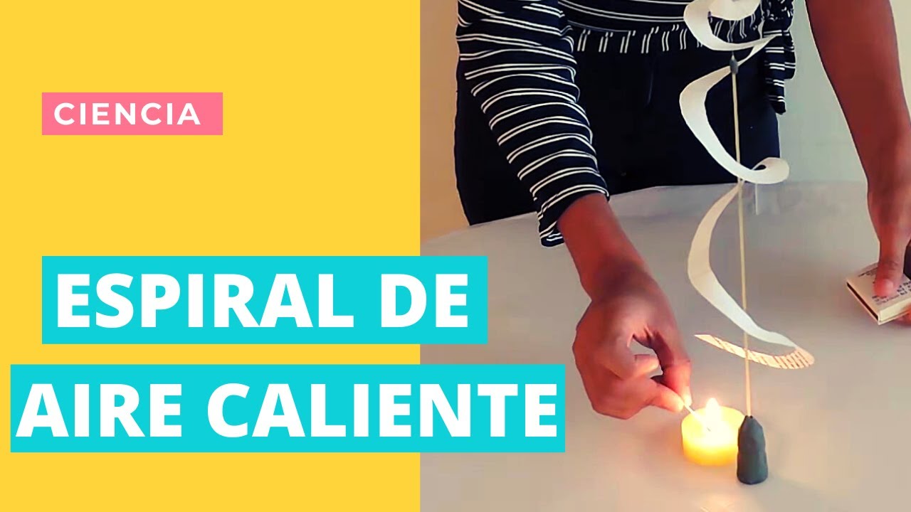 Cómo hacer una espiral en movimiento de aire caliente + el globo vivo👩‍🔬