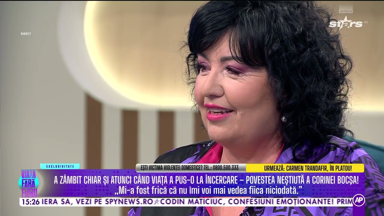 CORINA BOCŞA, DEZVĂLUIRI CUTREMURĂTOARE!