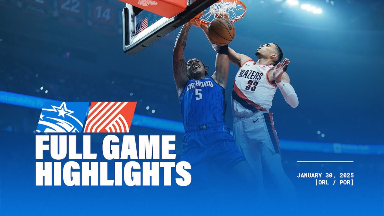 FULL GAME HIGHLIGHTS: MAGIC VS. TRAILBLAZERS 1.30.25