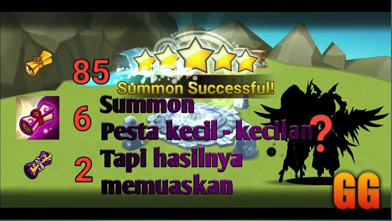Moment Artamiel Summon party habiskan semua scroll - Summoners War