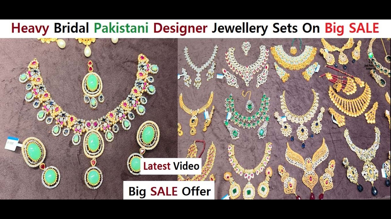 Heavy Bridal Pakistani Designer Jewellery Sets On Big SALE 🔥 Elegant Wedding Jewellery Collection 
