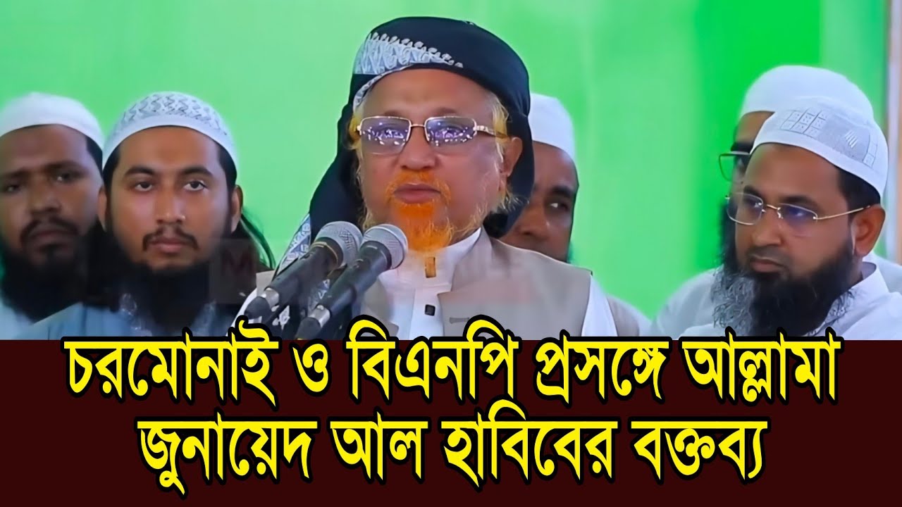 চরমোনাই ও বিএনপি প্রসঙ্গে আল্লামা জুনায়েদ আল হাবিবের বক্তব্য  Allama Junaid All Habib