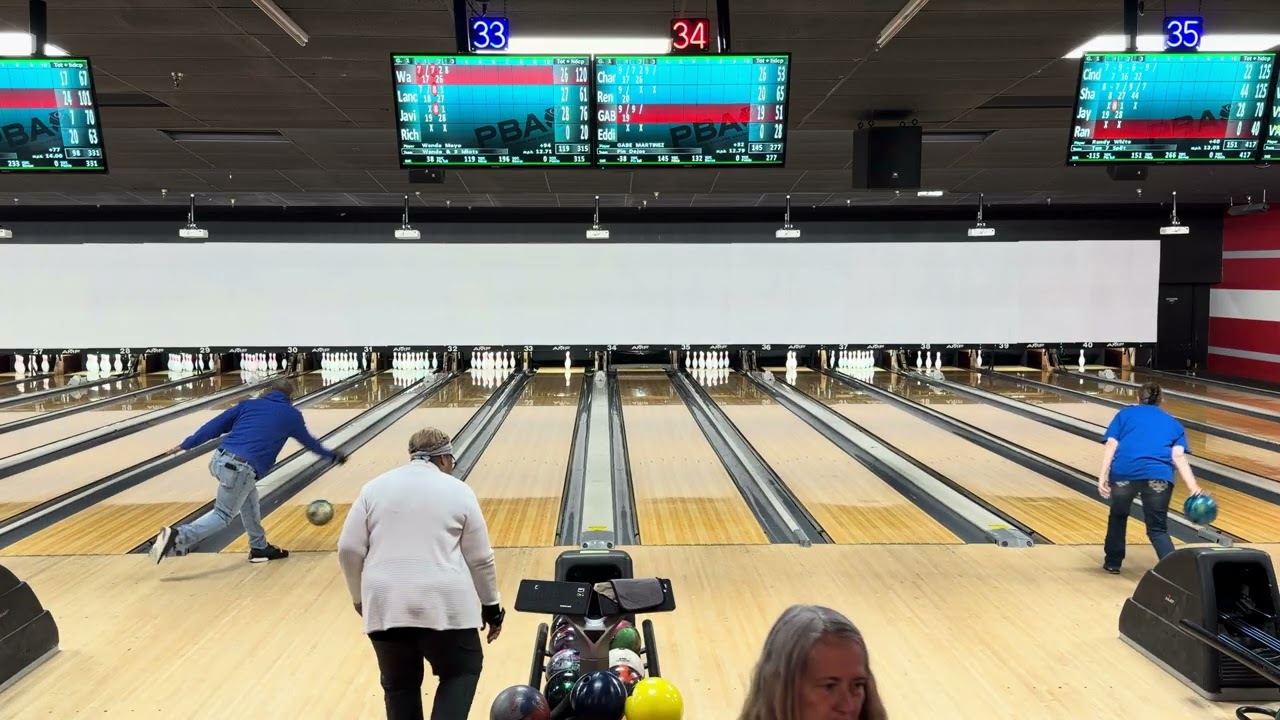 AMF Spare Times Lanes - Pin Dejos vs Wanda & 3 Idiots - Lanes 33-34 - February 22, 2026