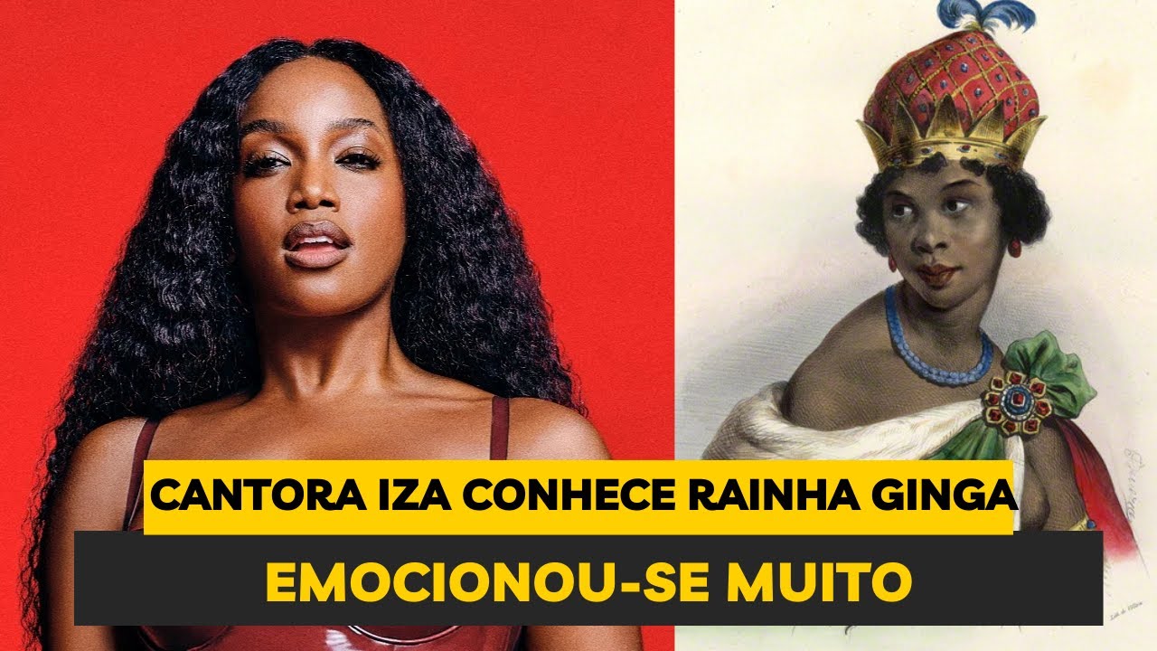 CANTORA IZA EMOCIONA-SE AO CONHECER RAINHA GINGA | VEJA O VÍDEO.