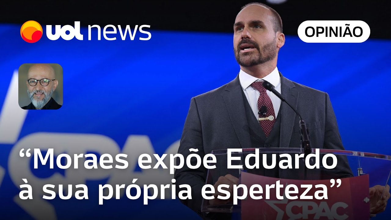 Moraes usa a estratégia de Eduardo Bolsonaro contra o deputado nos EUA, diz Josias de Souza