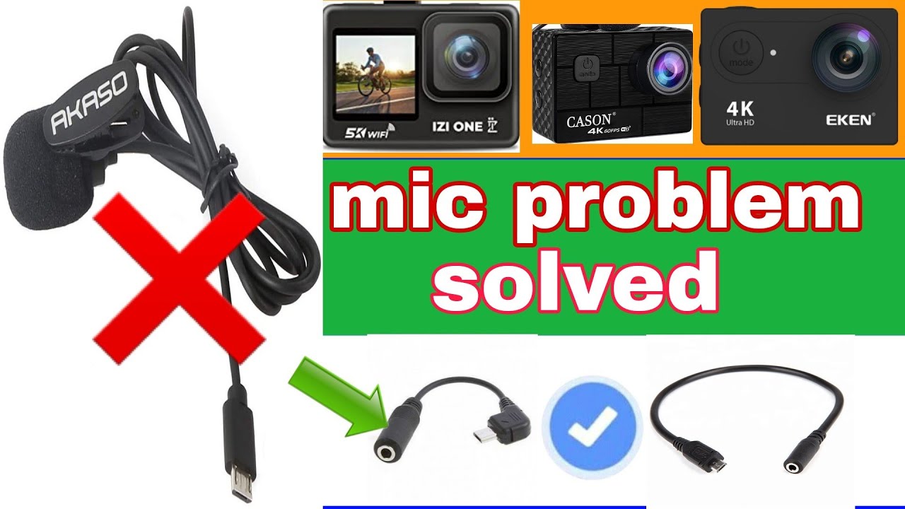 action camera mic problem solved/sjcam cason ng Chinese camera mic problem 🥰 @Journeywithamit09 gopro