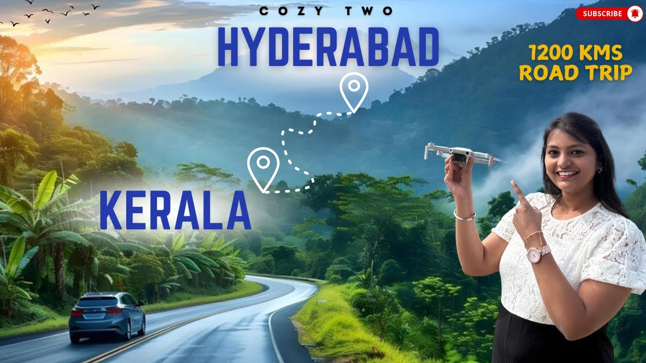 Hyderabad to Kerala Road Trip | Day 1 & 2 of our Kerala trip!