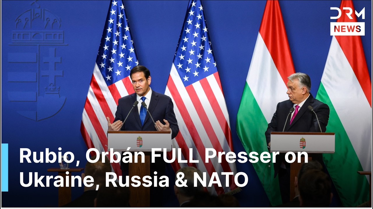 FULL PRESSER: Marco Rubio, Hungary PM Orbán on Trump Meet, Ukraine, Putin, EU & NATO Future | AC1G