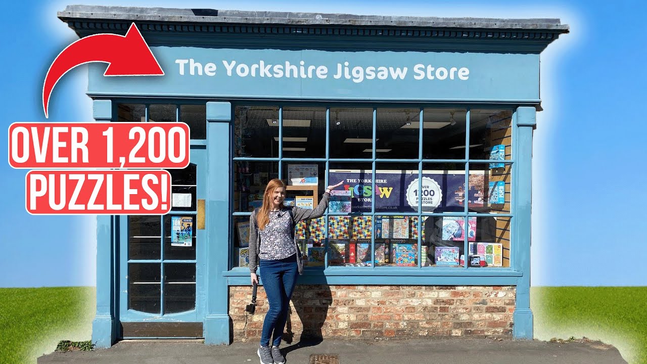 Покупки в магазине пазлов Yorkshire Jigsaw Store + набор пазлов!