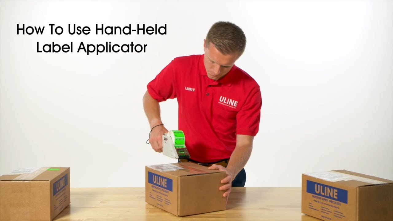 How To Use the Hand Held Label Applicator