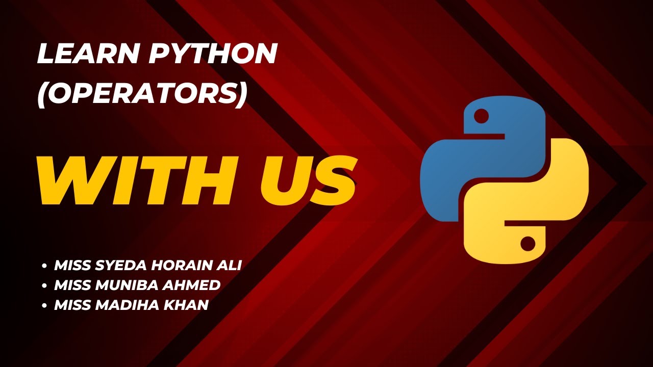 Python Class 02 || 20 February 2025 || Agentia World || Operators in Python