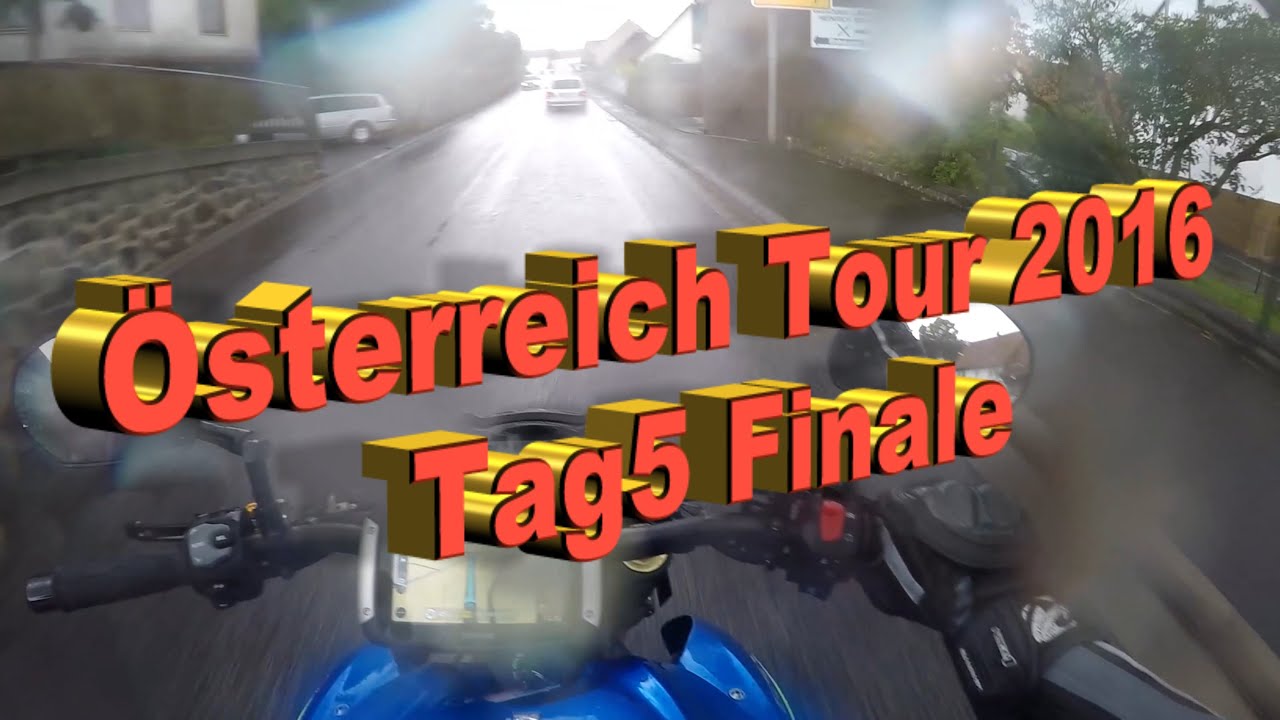 Motorrad Tour 2016 - Tag5 - Finale bei nasser Strecke
