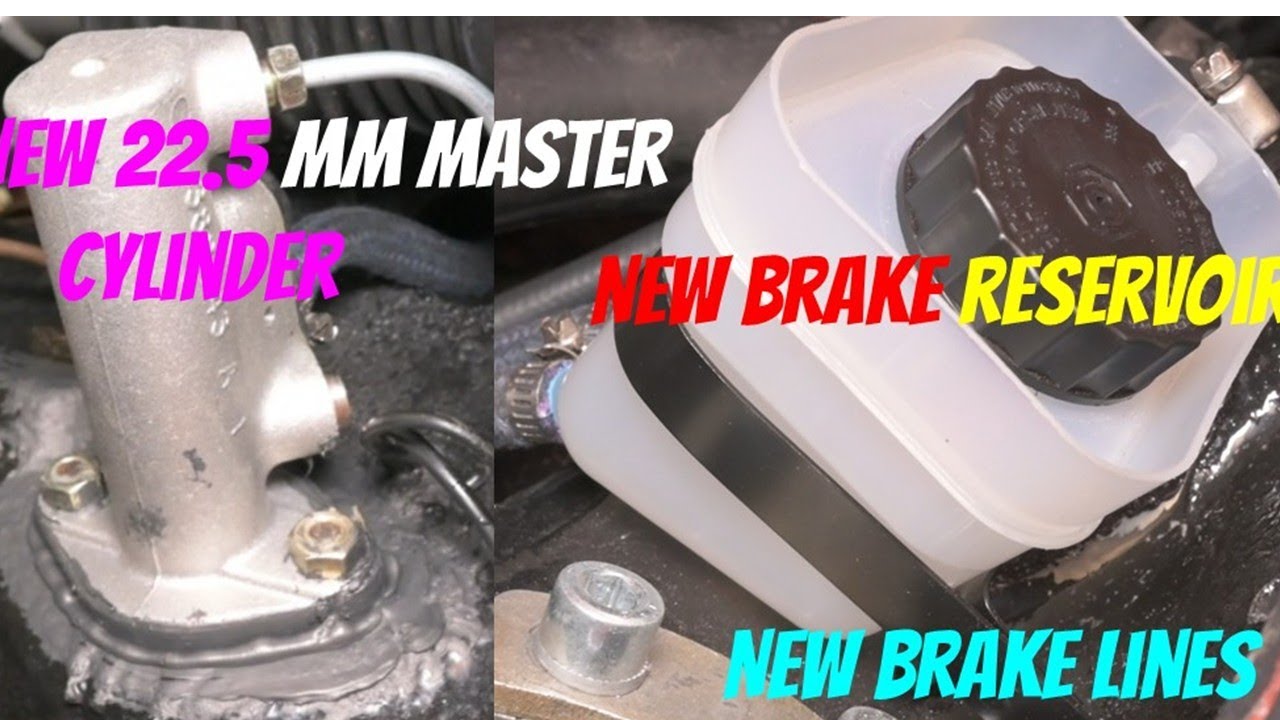 Complete Brake Upgrade: Fluid Reservoir, Master Cylinder (22.5mm), New Lines - 1968 Porsche 912