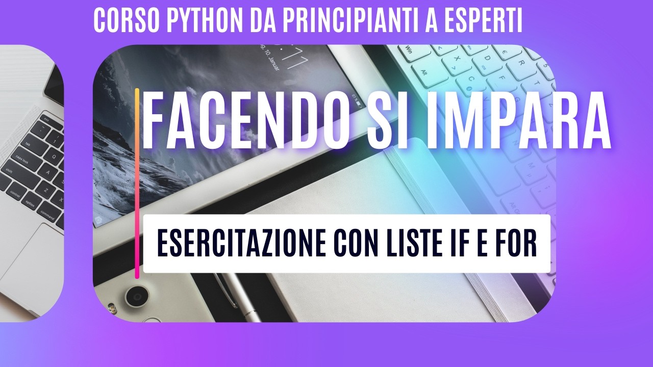 23 CORSO DI PROGRAMMAZIONE ESERCITAZIONE con le liste e tabella di traccia