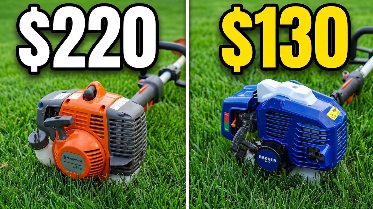 Wild Badger Power vs. Husqvarna 128LD: Who Wins? #diylawncare
