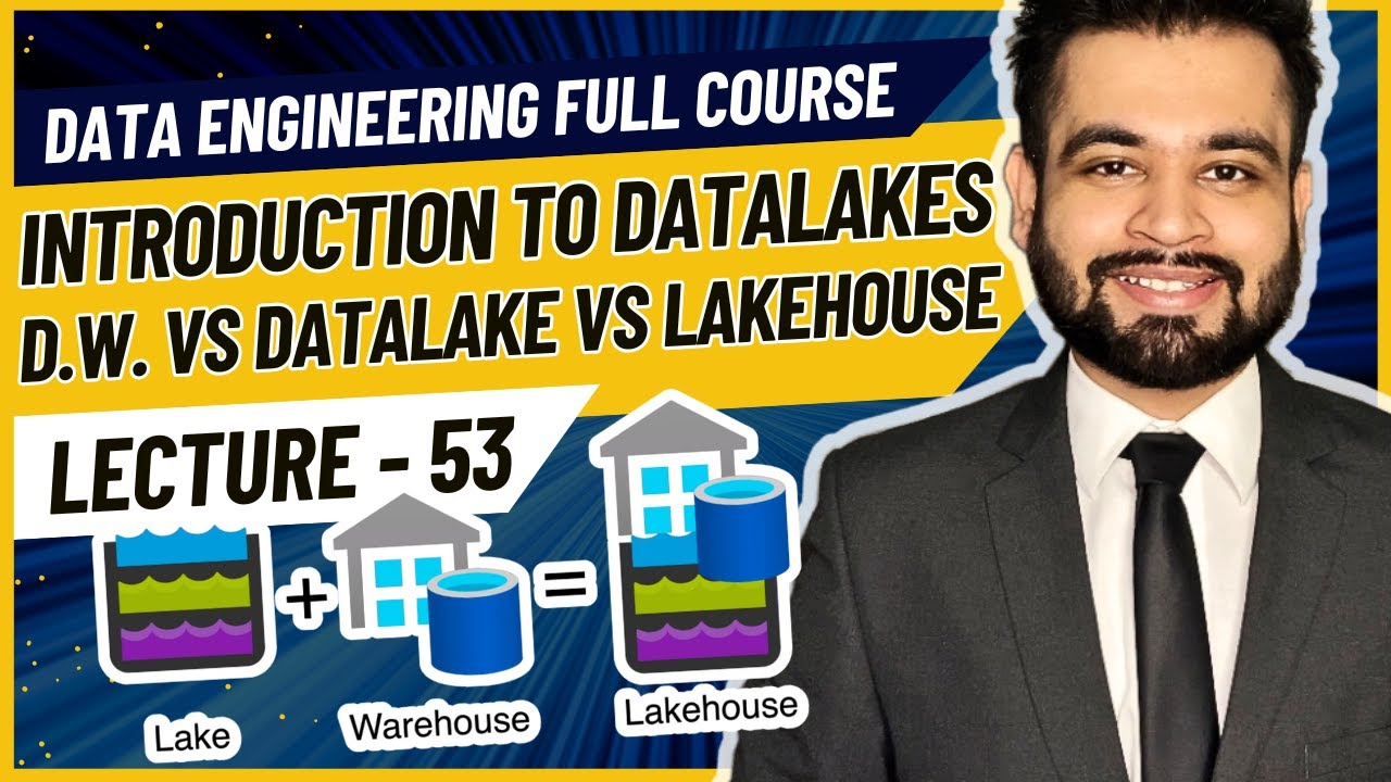 Introduction to Data Lake, Lake House | Data Engineer Full Course | Lecture 53