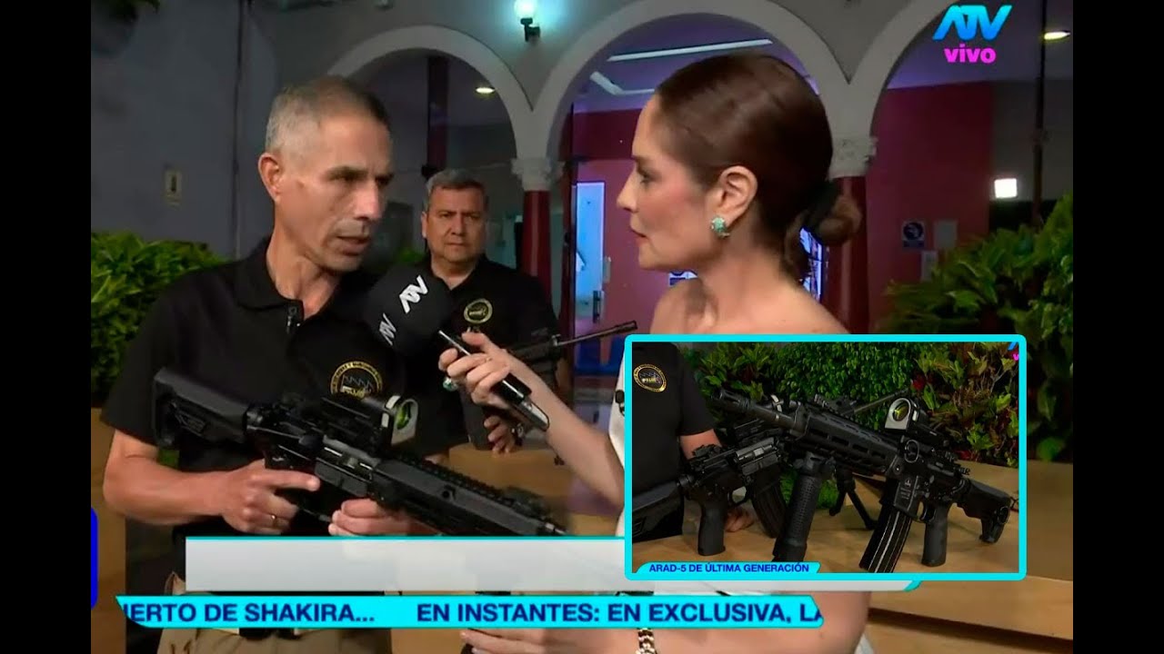 Presentan fusiles del Ejército ensamblados en Perú para combatir el crimen
