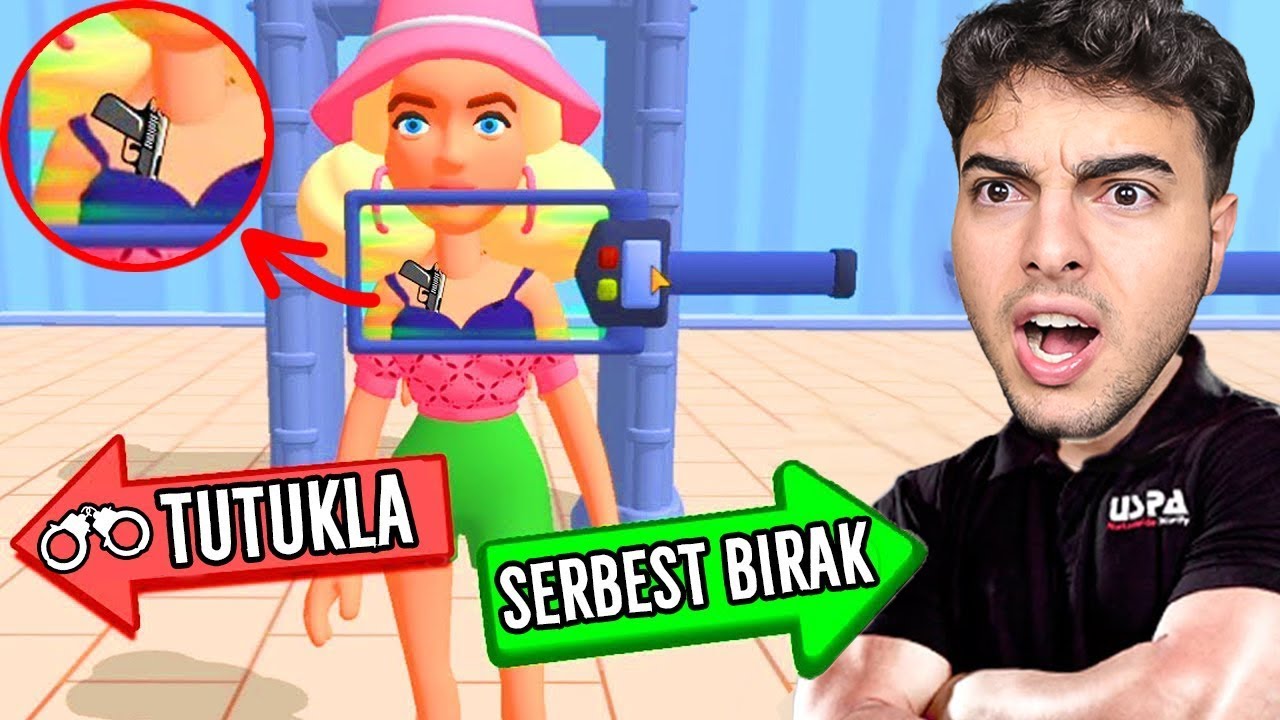 HAVALİMANINDA GÜVENLİK GÖREVLİSİ OLMA OYUNU ! *Doğruyu Seç*